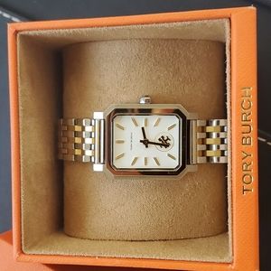 Brand New Tory Burch Robinson Two-Tone Watch